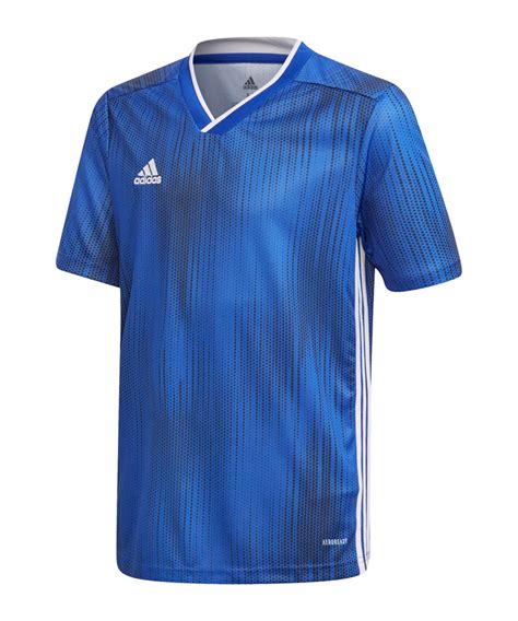 adidas trikot junge blau weiss|Fußball.